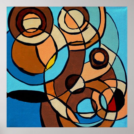 Samenstelling #32 door Michael Moffa Poster (Voorkant)