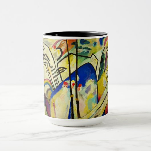 Samenstelling 4, 1911 by Wassily Kandinsky Mok (Midden)