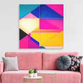 Samenstelling 57 - Kunstafdrukken op canvas (Insitu (Woonkamer))