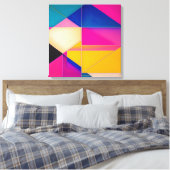 Samenstelling 57 - Kunstafdrukken op canvas Afdruk (Insitu (Slaapkamer))