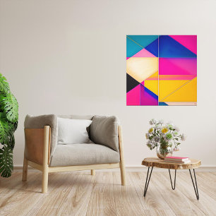 Samenstelling 57 - Kunstafdrukken op canvas Afdruk