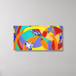 Samenstelling #5 door Michael Moffa Canvas Afdruk