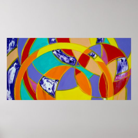 Samenstelling #5 door Michael Moffa Poster (Voorkant)