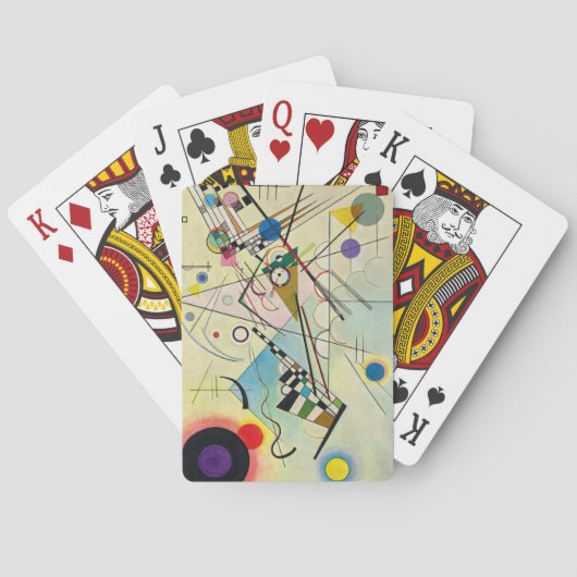 Samenstelling 8, 1923 by Wassily Kandinsky Pokerkaarten (Achterkant)