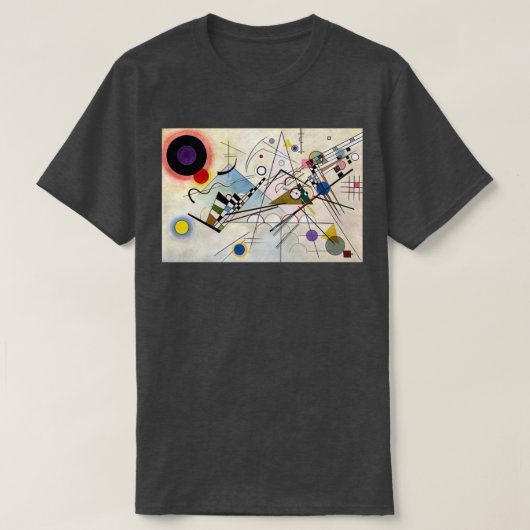 Samenstelling 8 by Vasily Kandinsky T-shirt (Design voorkant)