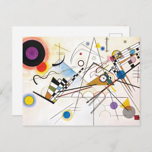 Samenstelling 8 | Kandinsky | Briefkaart (Voorkant / Achterkant)