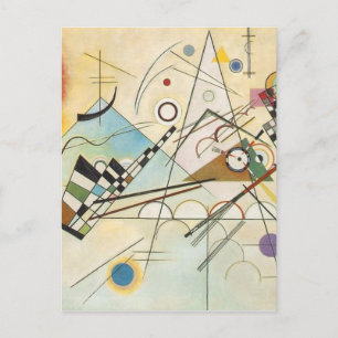 Samenstelling 8 Kandinsky Painting Briefkaart