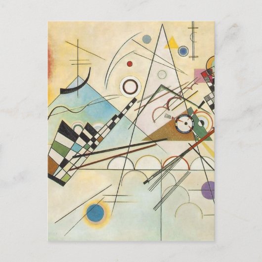 Samenstelling 8 Kandinsky Painting Briefkaart (Voorkant)