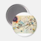 Samenstelling 8 Kandinsky Painting Magneet (Voorkant / Achterkant)