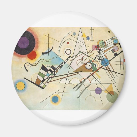 Samenstelling 8 Kandinsky Painting Magneet (Voorkant)