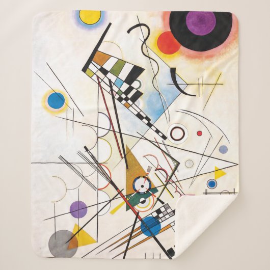 Samenstelling 8 | Kandinsky | Sherpa Deken (Voorkant)