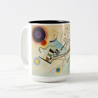 Samenstelling 8 tweekleurige koffiemok