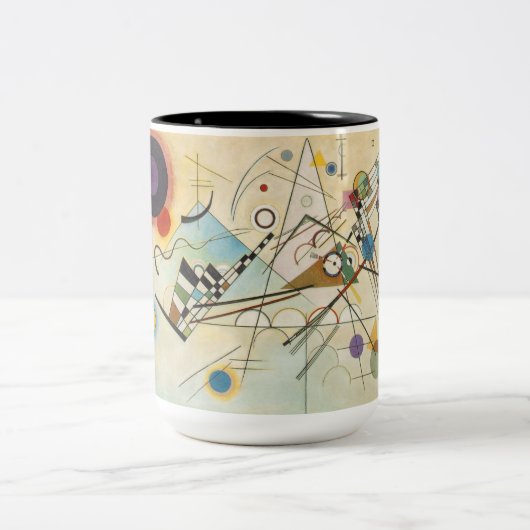 Samenstelling 8 tweekleurige koffiemok (Center)