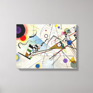 Samenstelling 8 Wassily Kandinsky Canvas Afdruk