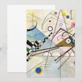 Samenstelling 8 Wassily Kandinsky Kaart (Voorkant / Achterkant)