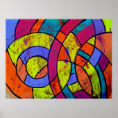 Samenstelling #9 van Michael Moffa Poster (Voorkant)