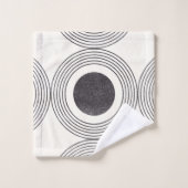 Samenstelling abstracte cirkels bad handdoek (Wasdoekje)
