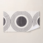Samenstelling abstracte cirkels bad handdoek (Handdoek)
