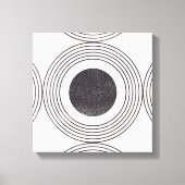Samenstelling abstracte cirkels canvas afdruk (Voorkant)