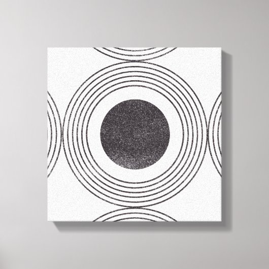 Samenstelling abstracte cirkels canvas afdruk (Voorkant)