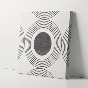 Samenstelling abstracte cirkels canvas afdruk