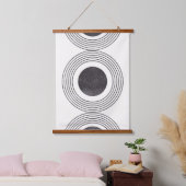 Samenstelling abstracte cirkels hangend wandkleed (Slaapkamer)