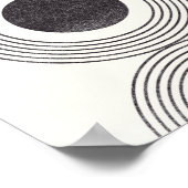 Samenstelling abstracte cirkels poster (Hoek)