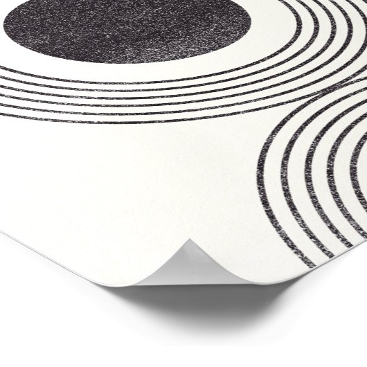 Samenstelling abstracte cirkels poster (Hoek)