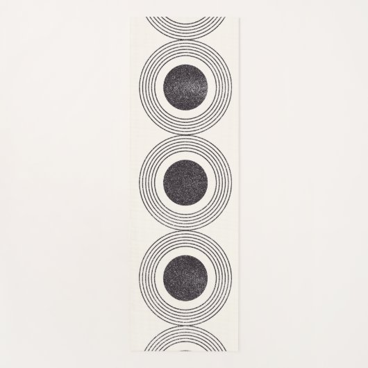 Samenstelling abstracte cirkels yogamat (Voorkant)
