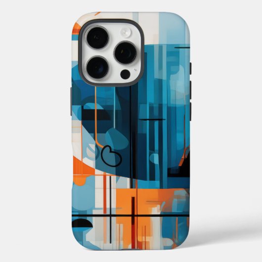 Samenstelling abstracte geometrische vormen Case-Mate iPhone case (Achterkant)