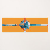 Samenstelling abstracte geometrische vormen yogamat (Achterkant (horizontaal))