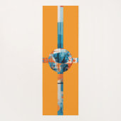 Samenstelling abstracte geometrische vormen yogamat (Achterkant)