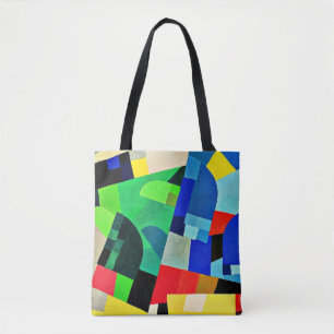 Samenstelling, abstracte kunst van Otto Freundlich Tote Bag