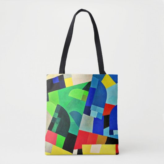 Samenstelling, abstracte kunst van Otto Freundlich Tote Bag (Voorkant)