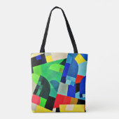 Samenstelling, abstracte kunst van Otto Freundlich Tote Bag (Achterkant)