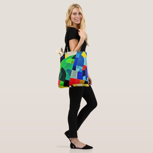 Samenstelling, abstracte kunst van Otto Freundlich Tote Bag (Op model)