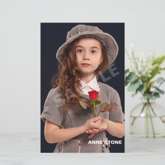 Samenstelling Actor Model Headshot Childrens Zed (Staand voorkant)