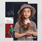 Samenstelling Actor Model Headshot Childrens Zed (Voorkant / Achterkant)