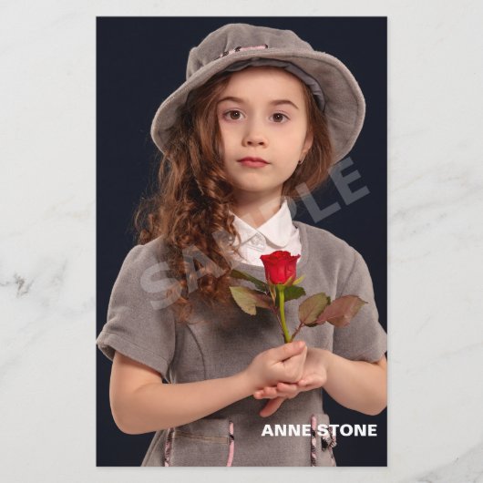 Samenstelling Actor Model Headshot Childrens Zed (Voorkant)