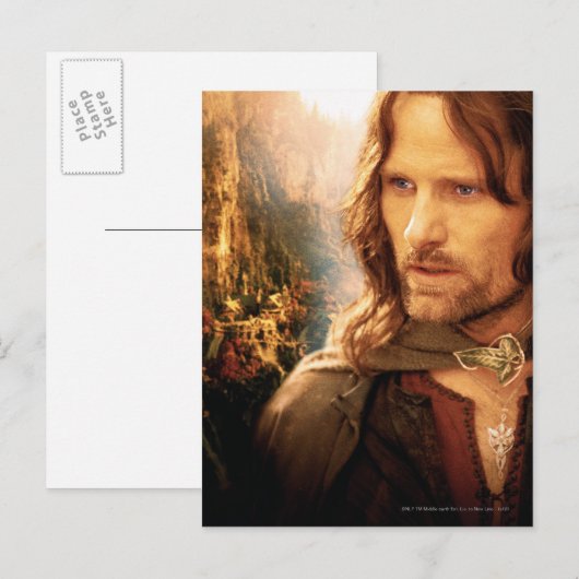 Samenstelling Aragorn en Rivendell Briefkaart (Voorkant / Achterkant)