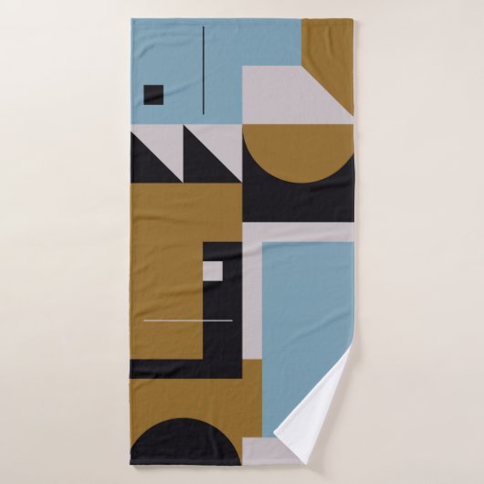 Samenstelling Bauhaus, met abstracte ele Badhanddoek (Badhanddoek)