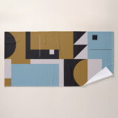 Samenstelling Bauhaus, met abstracte ele Badhanddoek (Badhanddoek)