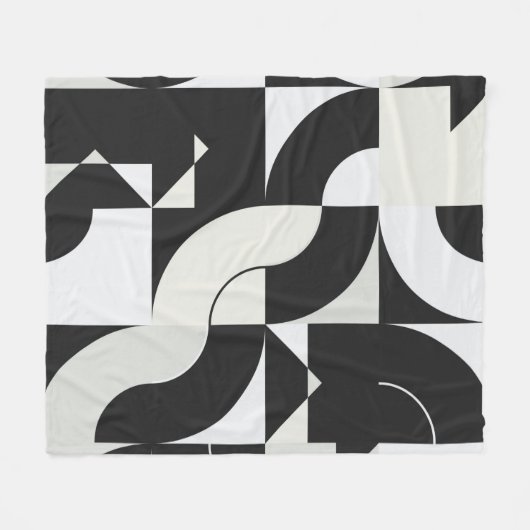 Samenstelling Bauhaus, met abstracte ele Fleece Deken (Voorkant (Horizontaal))