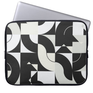Samenstelling Bauhaus, met abstracte ele Laptop Sleeve