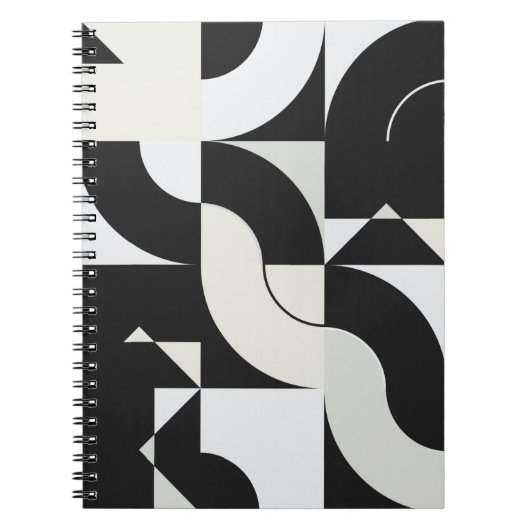 Samenstelling Bauhaus, met abstracte ele Notitieboek (Voorkant)