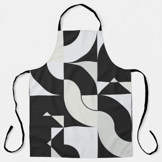 Samenstelling Bauhaus, met abstracte ele Schort (Voorkant)