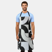 Samenstelling Bauhaus, met abstracte ele Schort (Gedragen)