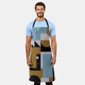 Samenstelling Bauhaus, met abstracte ele Schort (Gedragen)