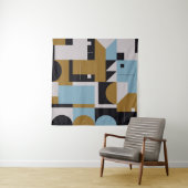Samenstelling Bauhaus, met abstracte ele Wandkleed (In Situ (horizontaal))