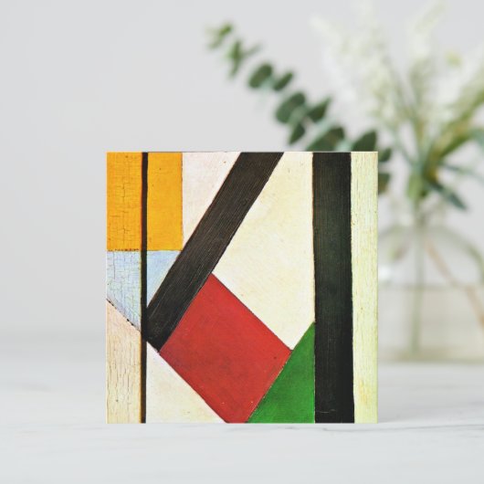 Samenstelling, beroemd kunstwerk van Theo van Does Kaart (Staand voorkant)